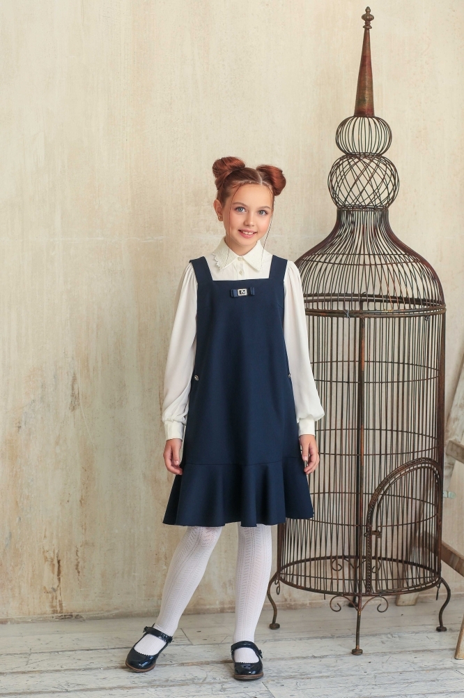  Сарафан Синий